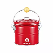 日本渡邊金屬|OBAKETSU 手工製蚊香桶(小) 紅色