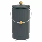 日本渡邊金屬｜OBAKETSU 手工製附輪尿布桶 12L 灰色