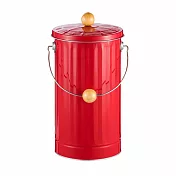 日本渡邊金屬｜OBAKETSU 手工製尿布桶 12L 紅色