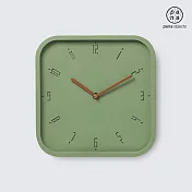 pana objects|TIMY-S-復刻時光方型掛鐘 (綠)