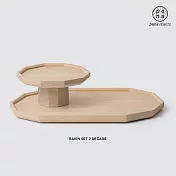 pana objects｜暖木雙層托盤組