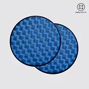 pana objects｜環保編織杯墊-兩入組 (藍)