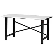 【SHUTER 樹德】150cm輕型耐磨工作桌-未組裝 黑色 /組 WL-5M