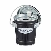 日本渡邊金屬｜ohaizara 手工製桌上型煙灰缸 0.35L 黑色