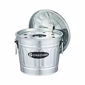 日本渡邊金屬｜ohaizara 手工製桌上型煙灰缸 1L 銀色