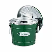 日本渡邊金屬｜ohaizara 手工製桌上型煙灰缸 1L 綠色