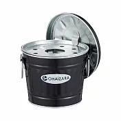 日本渡邊金屬｜ohaizara 手工製桌上型煙灰缸 1L 2入組 黑色  2入組