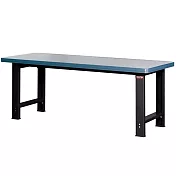 【SHUTER 樹德】210cm耐磨專業重型工作桌-未組裝 黑色 /組 WH-7M