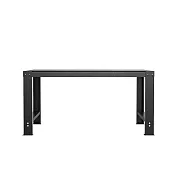 【SHUTER 樹德】150cm高荷重型鋼製工作桌-已組裝 黑色 /組 WH-5I