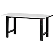 【SHUTER 樹德】180cm中型耐磨工作桌-未組裝 黑色 /組 WM-6M