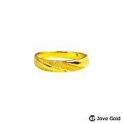 JoveGold漾金飾 愛之舞黃金女戒指