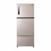 SAMPO聲寶530公升變頻三門冰箱 SR-C53DV(Y7)炫麥金