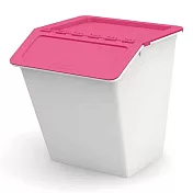 【SHUTER 樹德】大嘴鳥家用整理箱 38L 4色可選 2個入 /組 MHB-3741L 粉紅/白