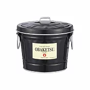 日本渡邊金屬｜OBAKETSU 手工製多功能迷你桶 1L 黑色