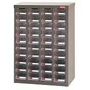 【SHUTER 樹德】四排 40格零件櫃 透明抽/黑抽/組 ST1-440 灰櫃透明抽