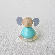 日本 Adnil LAND 可愛動物不倒翁安撫玩具【大耳朵大象】