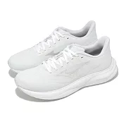 Mizuno 慢跑鞋 Revolt 4 男鞋 女鞋 白 入門款 跑鞋 美津濃 J1GC2514-06 24cm WHITE