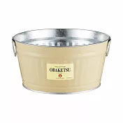 日本渡邊金屬｜OBAKETSU 手工製多功能迷你桶 7.5L 2入組 象牙色 2入組
