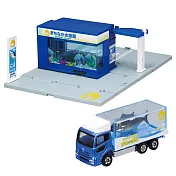 TOMICA交通世界 新城鎮 水族館 (附小車)
