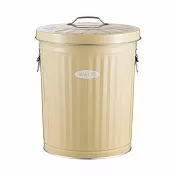 日本渡邊金屬｜OBAKETSU 手工製垃圾桶 33L(送垃圾袋環) 象牙色