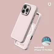犀牛盾 iPhone 16 Pro Max(6.9吋) SolidX(MagSafe兼容)強化吸震緩衝防摔手機殼- 雪酪粉
