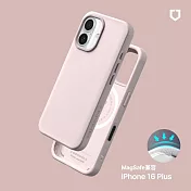 犀牛盾 iPhone 16 Plus(6.7吋) SolidX(MagSafe兼容)強化吸震緩衝防摔手機殼- 雪酪粉
