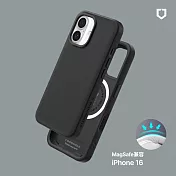 犀牛盾 iPhone 16(6.1吋) SolidX(MagSafe兼容)強化吸震緩衝防摔手機殼- 經典黑