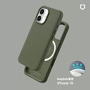 犀牛盾 iPhone 16(6.1吋) SolidX(MagSafe兼容)強化吸震緩衝防摔手機殼- 海藻綠