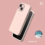 犀牛盾 iPhone 15(6.1吋) SolidX 強化吸震緩衝防摔手機殼- 櫻花粉