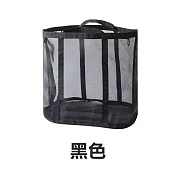 JIAGO 壁掛洗衣籃髒衣收納籃 黑色