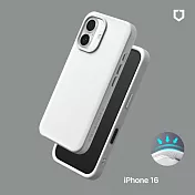 犀牛盾 iPhone 16(6.1吋) SolidX 強化吸震緩衝防摔手機殼- 經典白