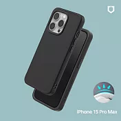 犀牛盾 iPhone 15 Pro Max(6.7吋)SolidX 強化吸震緩衝防摔手機殼- 經典黑