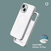 犀牛盾 iPhone 15 Plus(6.7吋) SolidX(MagSafe兼容)強化吸震緩衝防摔手機殼- 經典白