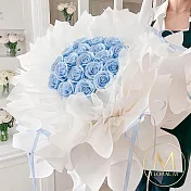 【Floral M】法式海洋之心香水玫瑰巨型花束