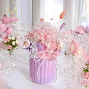 【Floral M】甜美巴黎花園永生花禮（贈送5ml香氛油）