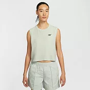 NIKE AS W NSW CLUB CRP SL TEE HBR 女背心上衣-HF9532034 S 綠色