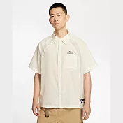 NIKE AS U NK SB DF BOWLER2 WVN SS 男短休閒襯衫-HJ2959133 2XL 白色