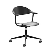 Vitra Mynt 動態坐姿萬用椅  （深黑、四腳輪）