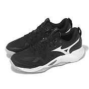 Mizuno 排球鞋 Wave Momentum Pro 男鞋 黑 白 緩衝 室內運動 羽排鞋 美津濃 V1GA2540-54 26cm BLACK/WHITE