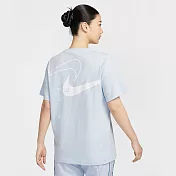 NIKE AS W NSW CLUB SS TEE OC SWOOSH 女短袖上衣-HQ1699423 XS 藍色
