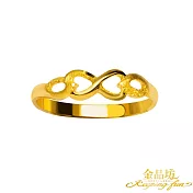 【金品坊】黃金戒指愛戀無限循環尾戒