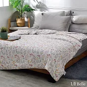 義大利La Belle《穗花粉語》海島針織防蟎抗菌涼被5*6尺