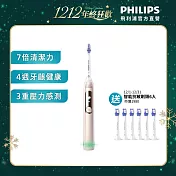 【Philips飛利浦】官方直營 Sonicare抗敏Pro 鑽石智能音波電動牙刷(HX3892/02)+送超細抗敏刷頭6入