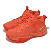 Asics 籃球鞋 Nova Surge 3 男鞋 紅 高筒 緩震 穩定 支撐 亞瑟士 1061A048800 27cm RED/GREEN