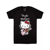 Fender x Hello Kitty Black Front Logo Tee 聯名款T恤 |  S 黑