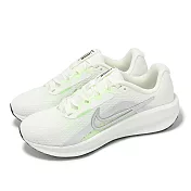 Nike 慢跑鞋 Wmns Downshifter 13 女鞋 白銀 綠 支撐 運動鞋 FD6476-106 23cm SAIL/METALLIC SILVER