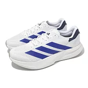 adidas 慢跑鞋 Duramo Speed 2 M 男鞋 白 藍 緩震 輕量 運動鞋 愛迪達 IH8203 29cm WHITE/BLUE