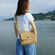 【蘑菇MOGU】May 斜背帆布包  褐土