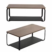 IDEA-輕奢簡約百搭長方鐵木茶几