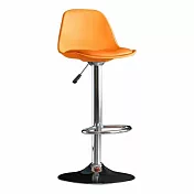 【好氣氛家居】簡約時尚旋轉升降吧台椅/四色可選 橘色
